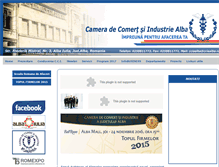 Tablet Screenshot of cciaalba.ro